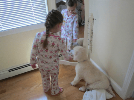 Catherine and Leroy at checking each other out.